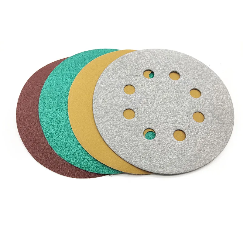 High-quality 5 Inch 8 Holes Milling Bits Milling Tools Different Colors of  Sandpaper Granit Marble and Granite for Polishing