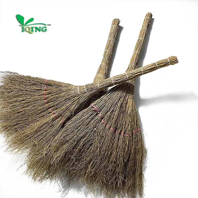 Уборка дорог на открытом воздухе, рабочая ферма, специальная фабричная мастерская, набор метлы из натурального бамбука и дерева