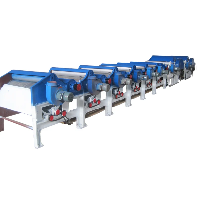 High-Efficiency Cotton Recycling Fiber Line New Motor-Cores Thread Recycling Processing Textile recycling machine