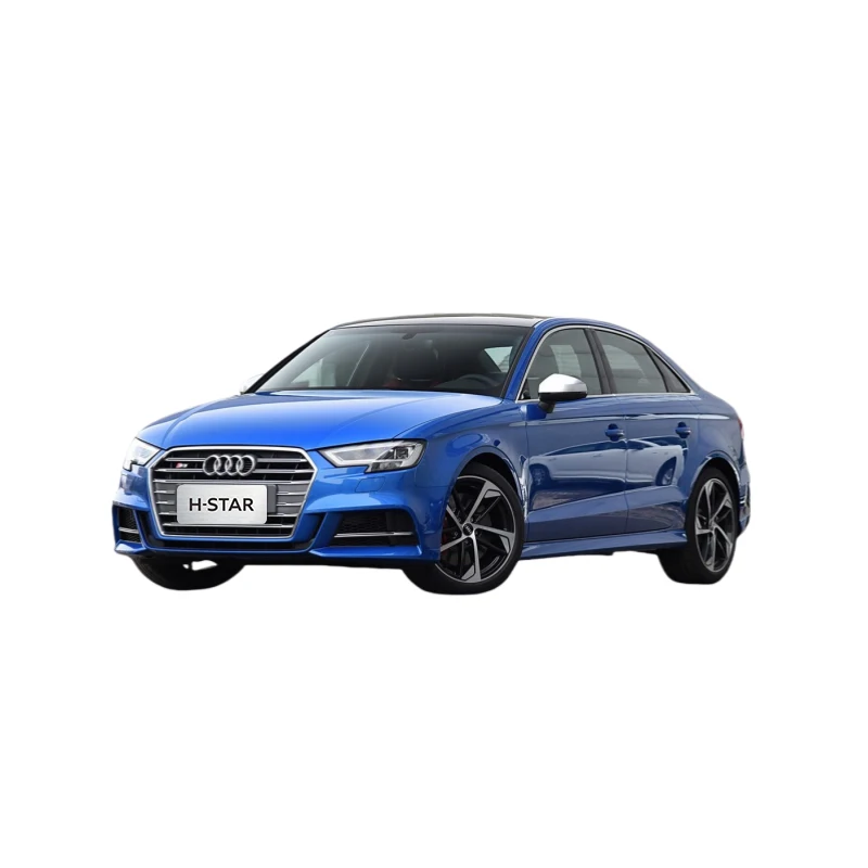 2019 Audi S3 седан AWD 5-местный синий/черный внутренний турбодвигатель автоматическая коробка передач левое рулевое заднее освещение китайский Подержанный автомобиль