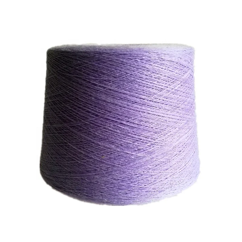 20% Angora Rabbit Fibre Viscose Yarn Blended Angora Wool White or Dyed Ring Spun Raw 50-650TPM 200kgs/color 2weeks-5weeks CN;SHN