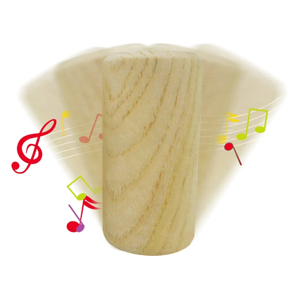 Orff wooden Rattle column Toddler sound maker hand shake Toy Wooden Egg Preschool Educational Music Toy