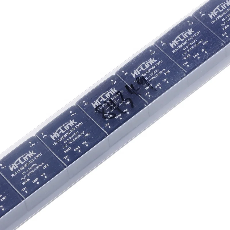 Hi-Link DC-DC 24V to 5V 10W 2A Isolated Switching Power Module Short Circuit Protection HLK-URB2405YMD-10WH URB2405YMD-10WH