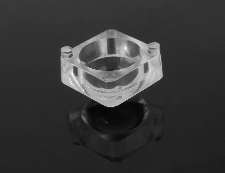 10.3*10.3mm 60 120 degree SMD 5050 led optical lens for led lights