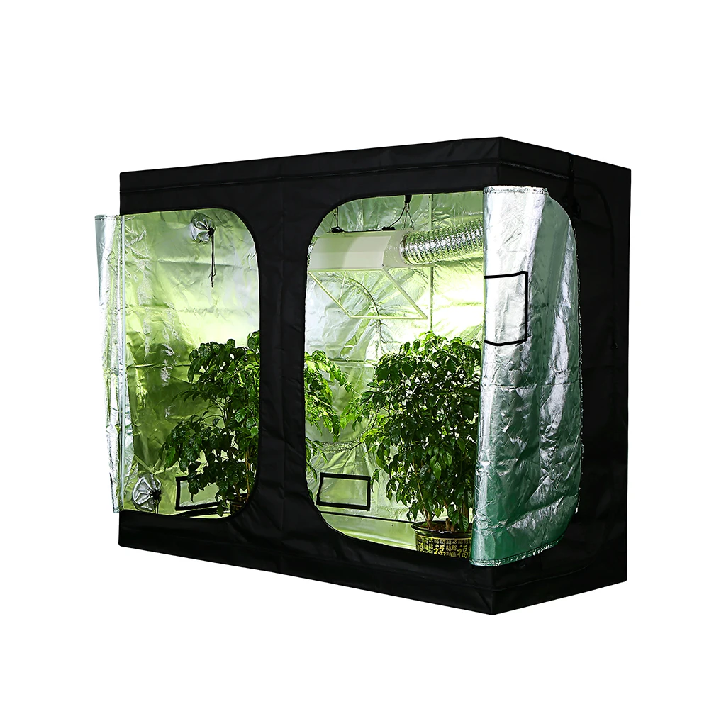 Прямая поставка с завода reefer tienda 2x4 растительная палатка садовая теплица 240x120x200 20x20 выращивающая mylar гидропонная для
