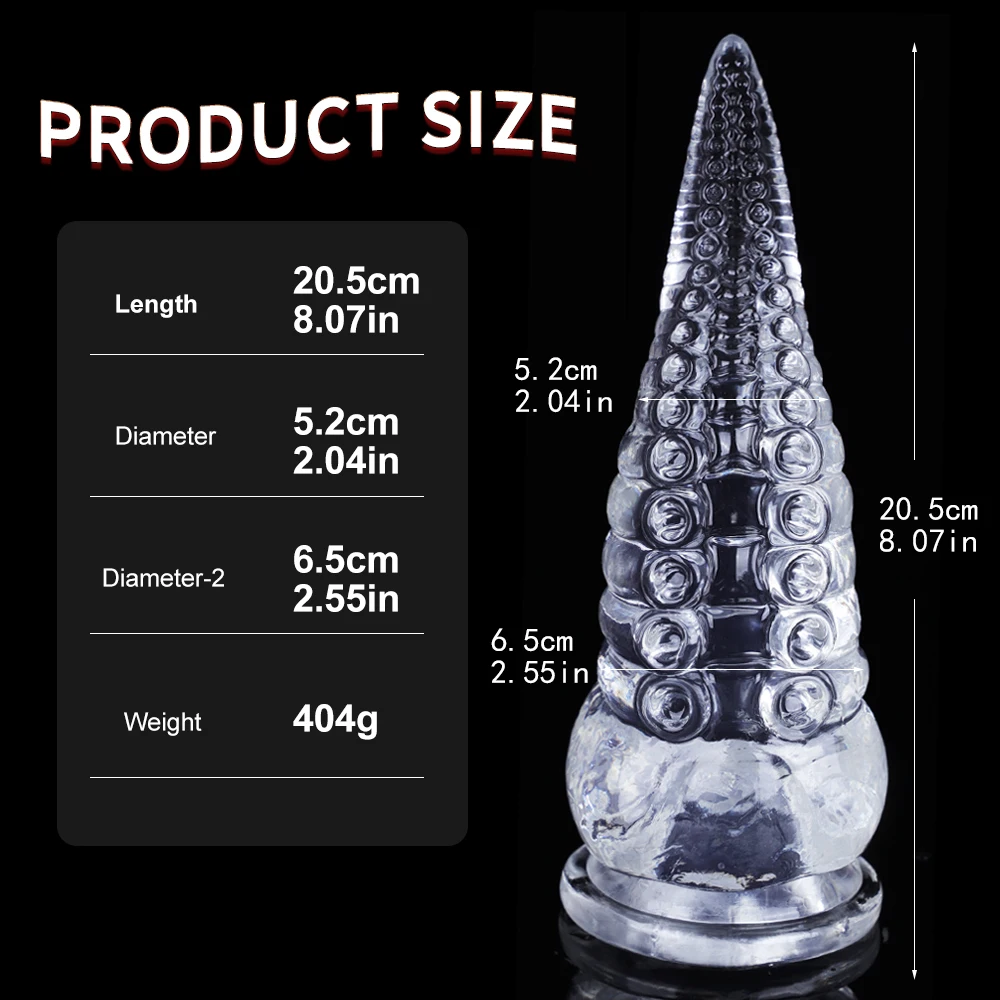 Hot selling Huge Octopus Anal Dildo Masturbator Prostate Vaginal Massager Anus Dilator Large Butt Plug Sex Toys For Men Women