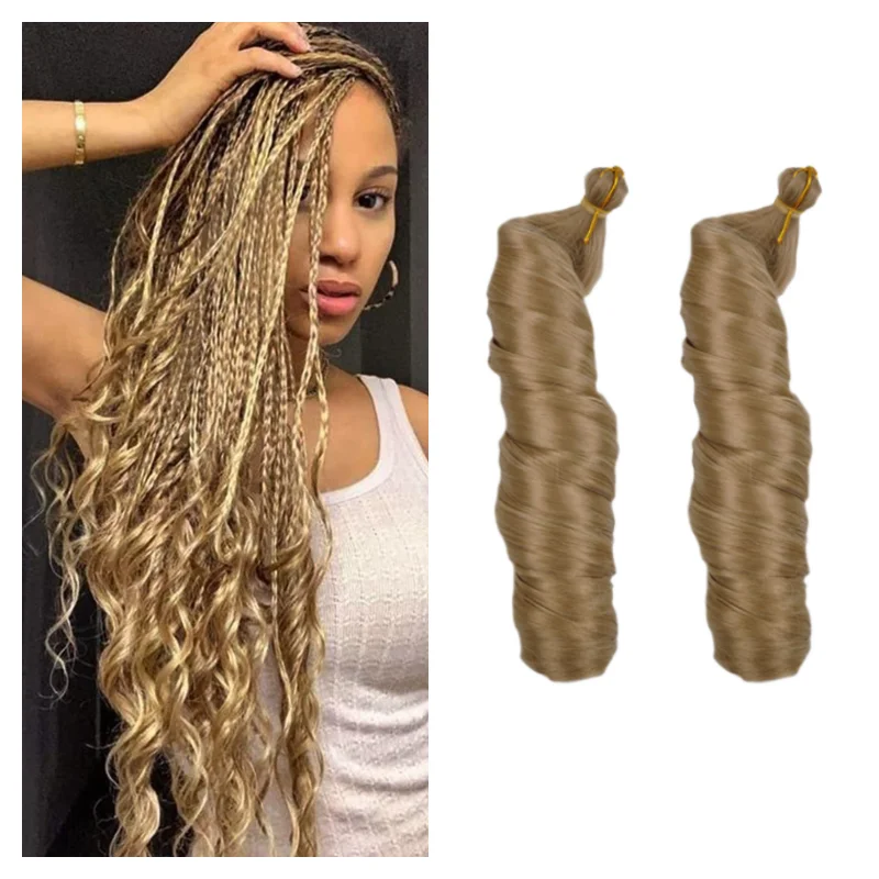 Hot Selling Colorful French Curls for African Wholesale Braiding Hair