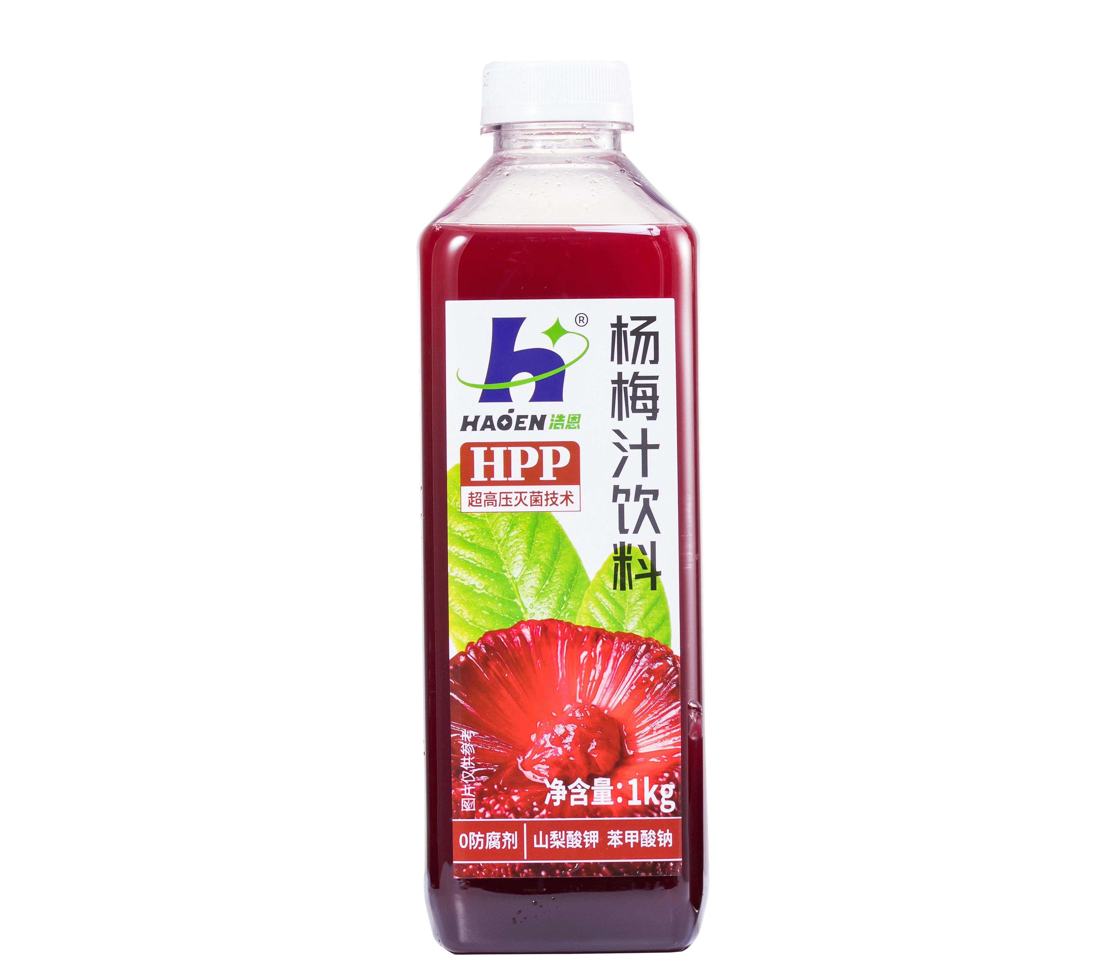 HEFS Concentrate Delicious HPP Ultra Autoclav Frozen Bayberry Juice Concentrate 1KG Perfume Lemon Wholesale Juice