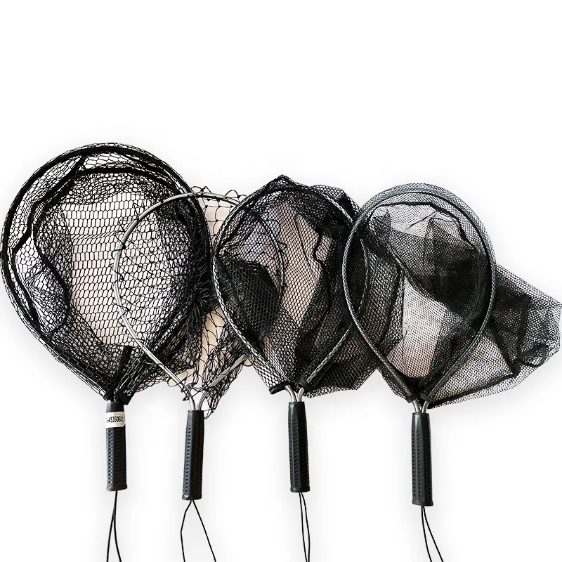 TAKEDO TK23905 Style 2 27.5*37cm Plastic Handle Rubber Net  Fishing Landing Net Fish Catching Net Carp Fishing