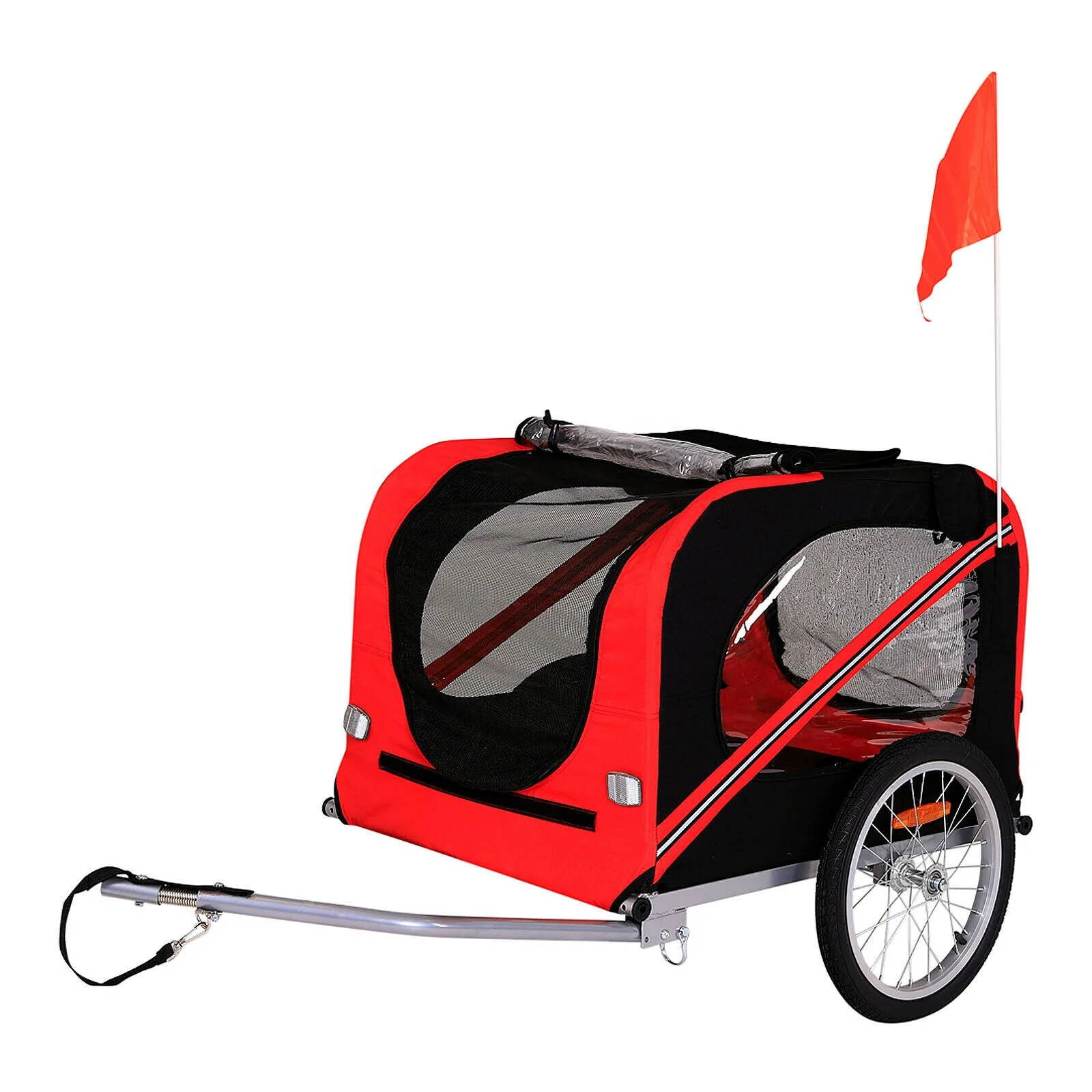 Wholesale supply bicycle trailer folding cargo / dog bike trailer for sale