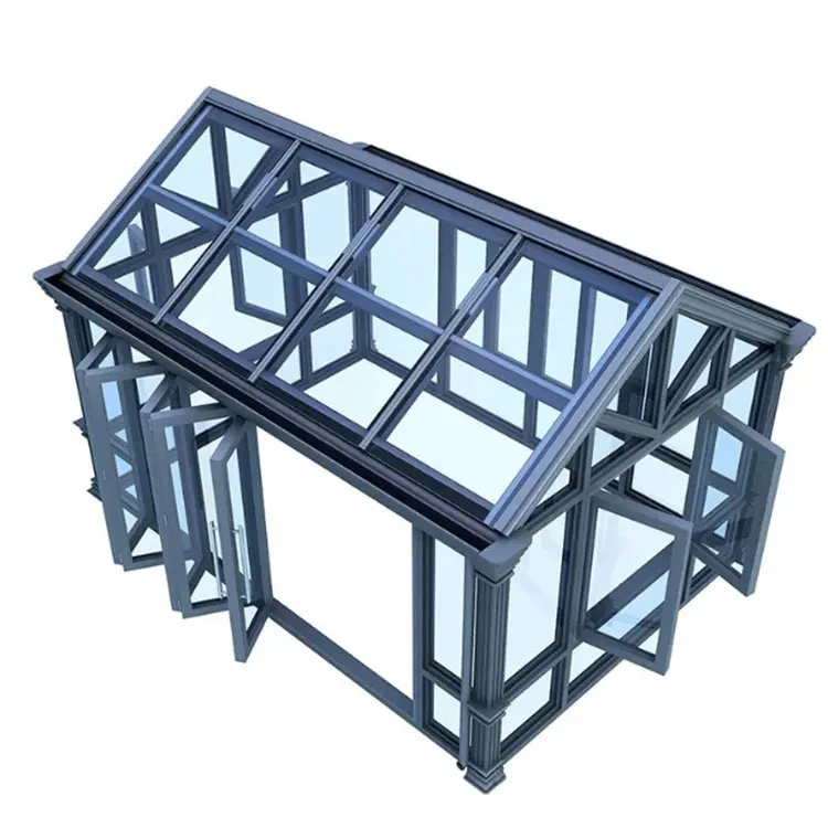 Outdoor Garden Low-e Tempered Glass Sunlight Room The Small Sunny Sunshine Glass Room sunrooms & glass houses