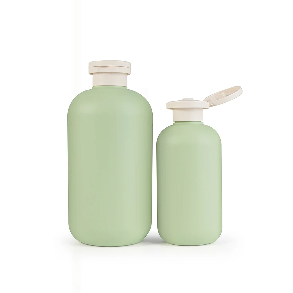flip cap shampoo bottle HDPE 200ml 260ml 300ml 350ml 400ml 500ml shamoo and conditioner bottles lotion plastic squeeze bottle