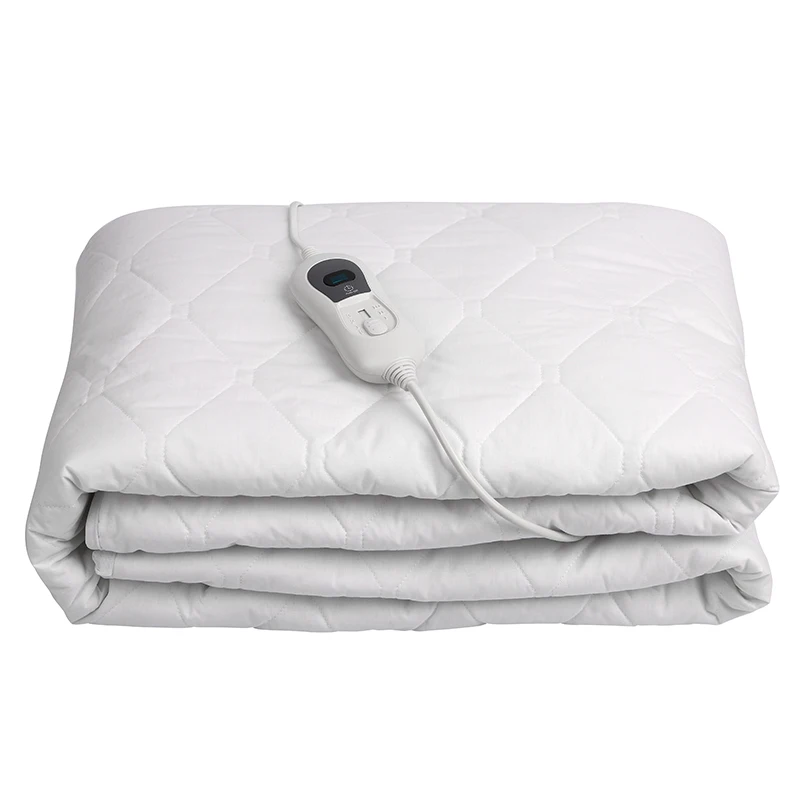 200*90cm Cotton fabric (upper side)& Non-woven fabric (lower side) 220V King size Electric under blanket heat mattress pad