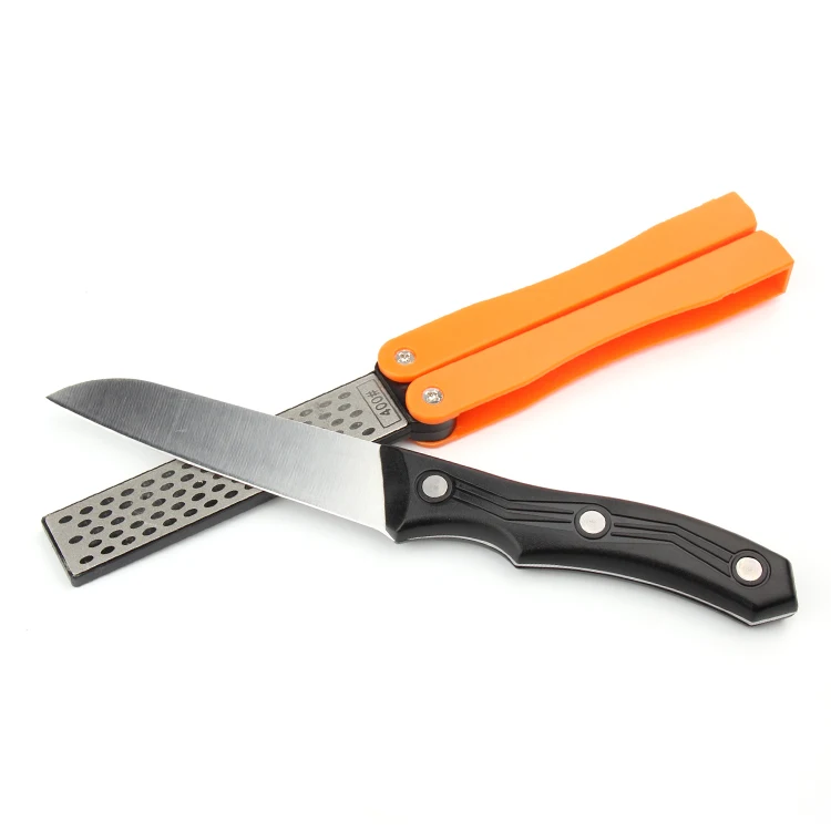 
Wholesale Handheld Mini Diamond Folding Pocket Knife Sharpener 