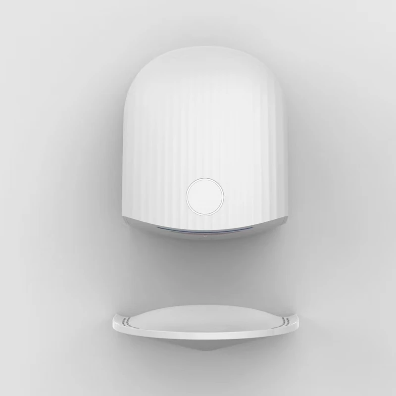 High Speed Bathroom Accessories Commercial Automatic infrared ABS Wall Mounted Hand Dryer with water holder