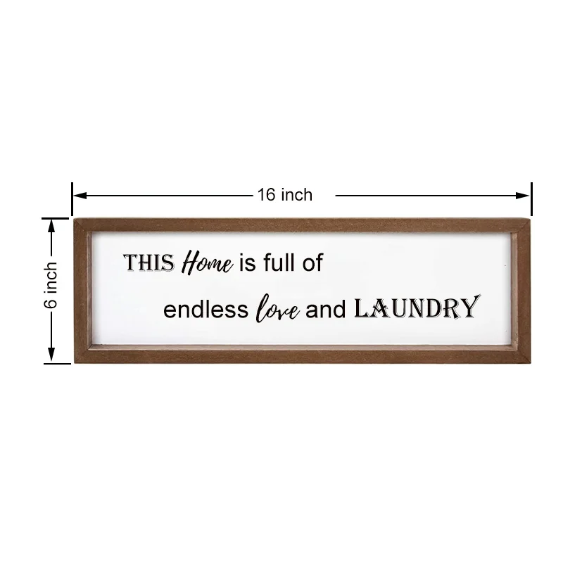 2023 Most Popular Home Laundry Room Decor Wall Decor Rustic Farmhouse Sign