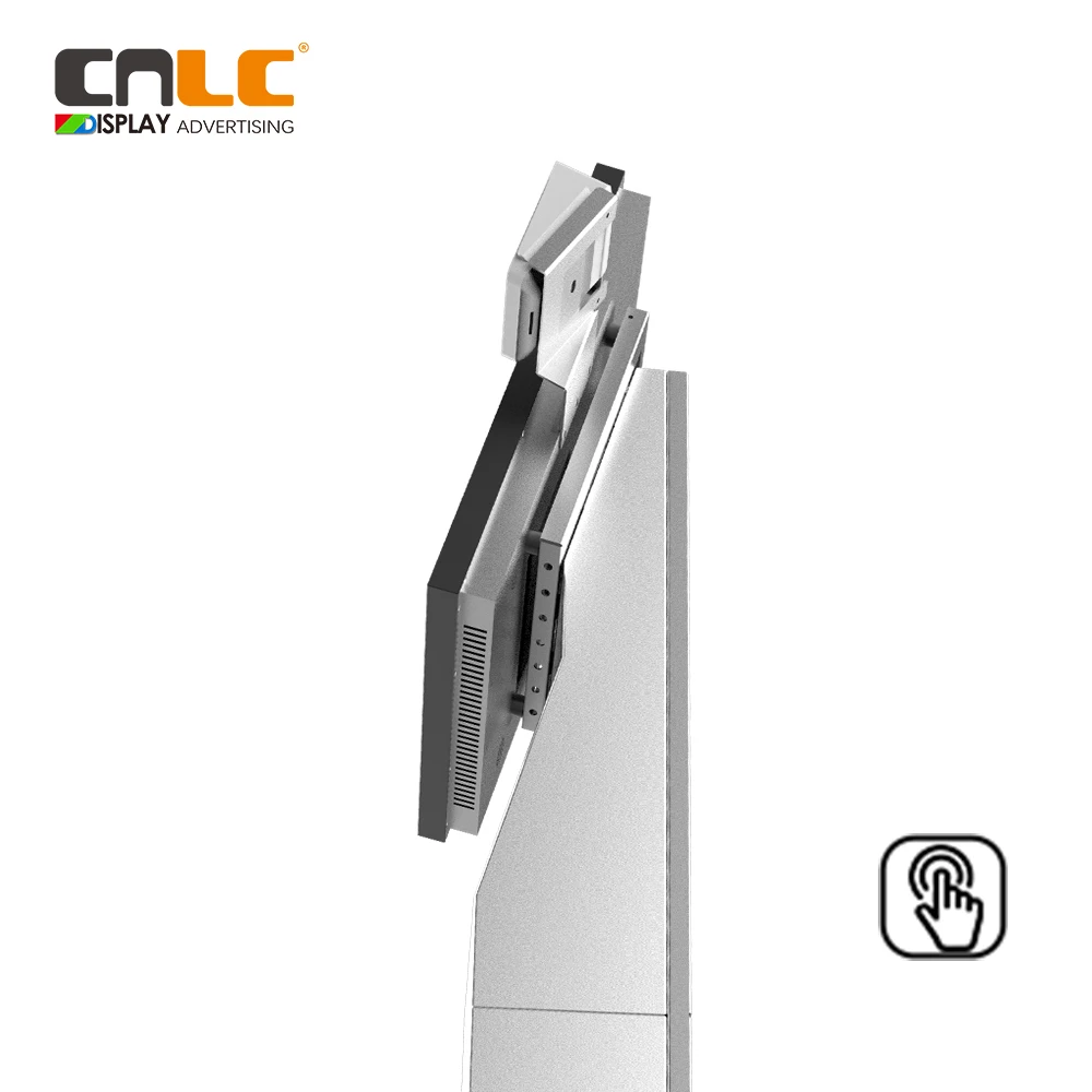 portable advertising display 21.5 inches Outdoor touch Kiosk for Ordering software lcd display digital signage