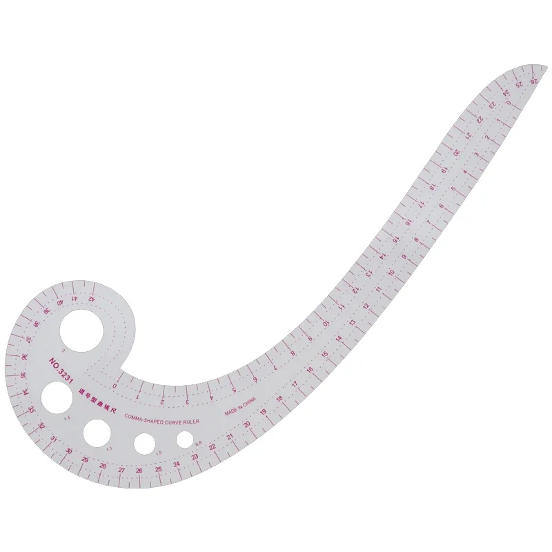 Manufacturers direct sales curve sleeve cage button arc clothing ruler version ruler cut suit put yardstick wholesale collection