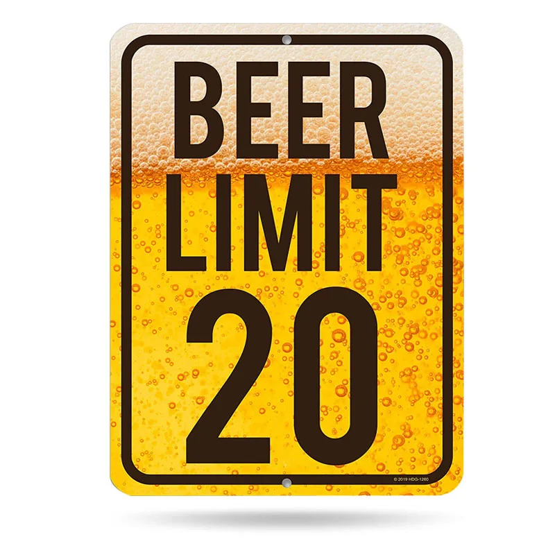 Custom Decorative Retro Vintage Metal Tin Sign  Beer Sign