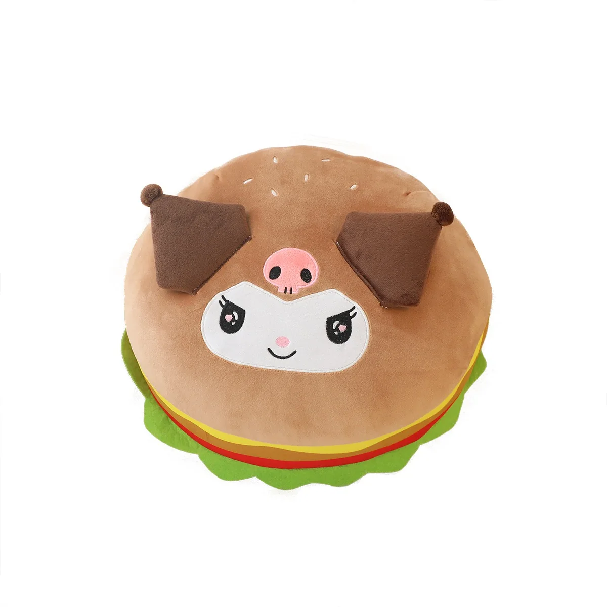 Custom Designer Plush Cushion Toys Hamburger Shaped Plush Toy Pillow