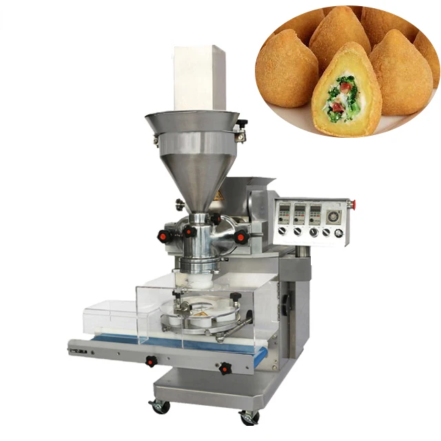 Small encrusting full automatic coxinha kubba falafel croquette maker making machine with CE for small business use