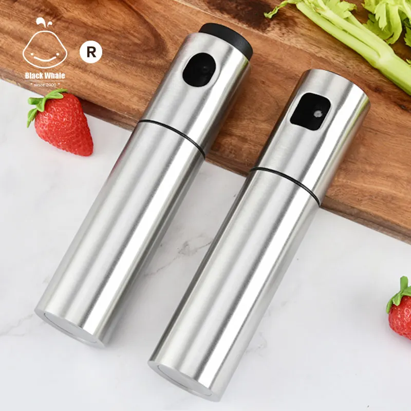 Sprayer Mister Olive Oil Spray plastic Bottle BBQ Pump oil bottle Kitchen 100ml stainless steel Oil Sprayer for Cooking