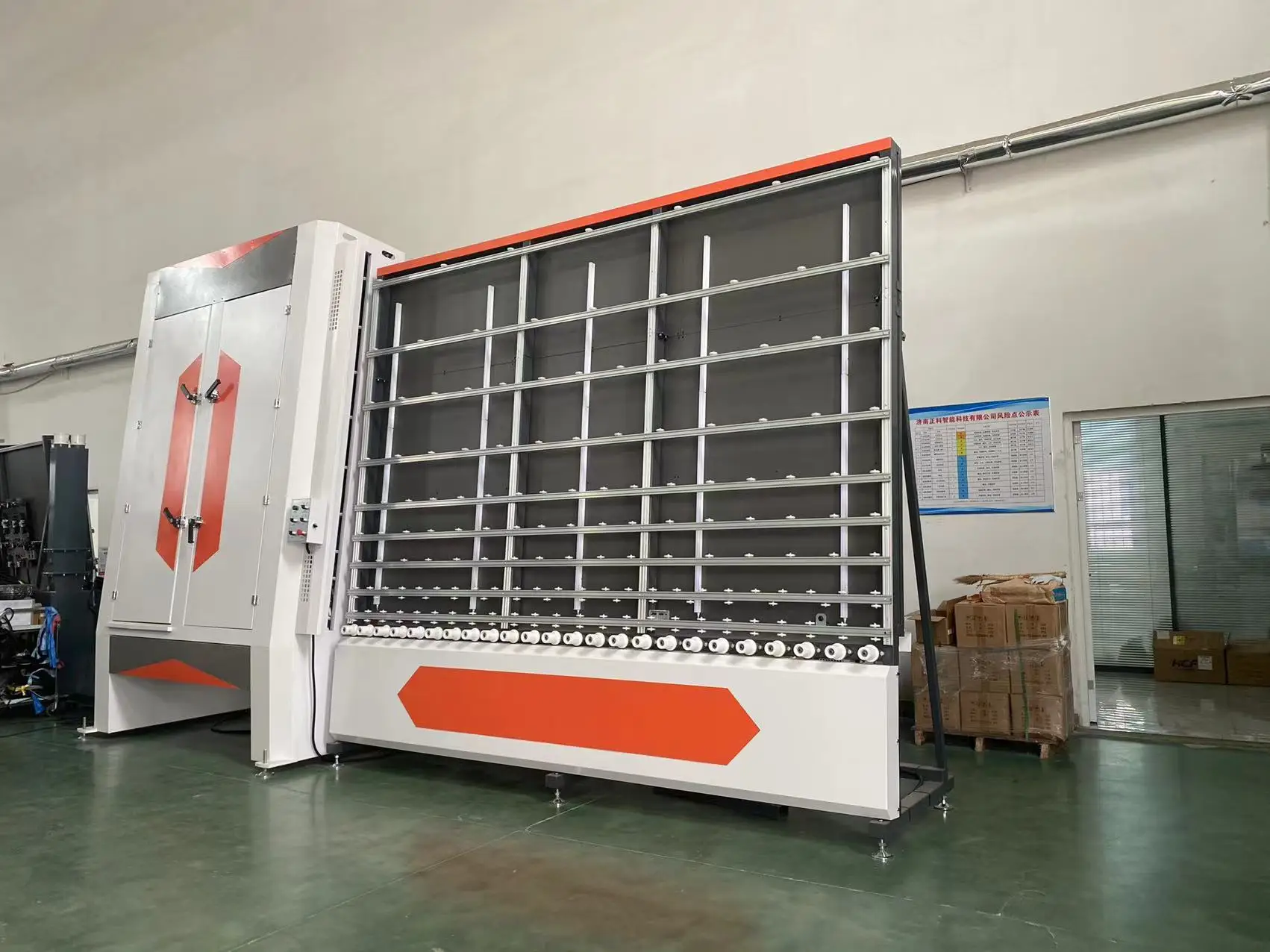 Vertical Glass Washing Cleaning Machine for Float Glass Low E Glass Washing and Drying Machine