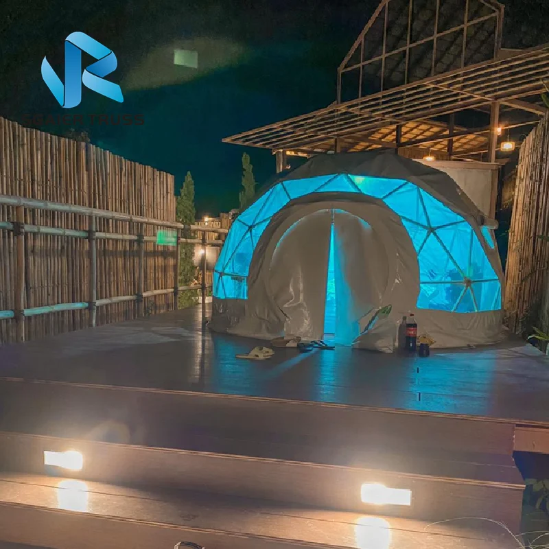 Палатка для кемпинга на крыше надувная прозрачная купольная палатка domos glamping