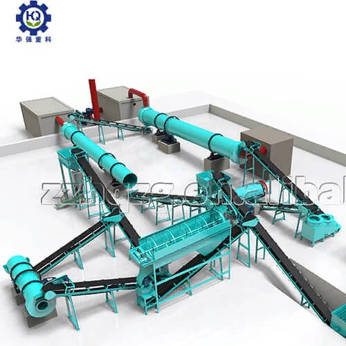 NPK compound fertilizer granulating production line plant