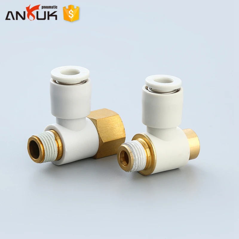 ANRUK SMC S-KQ2VF connector plastic connector T-type connector male and female external and internal threads