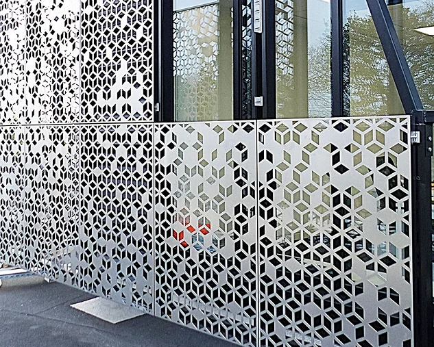 Алюминиевый перфорированный металлический экран для облицовки стен