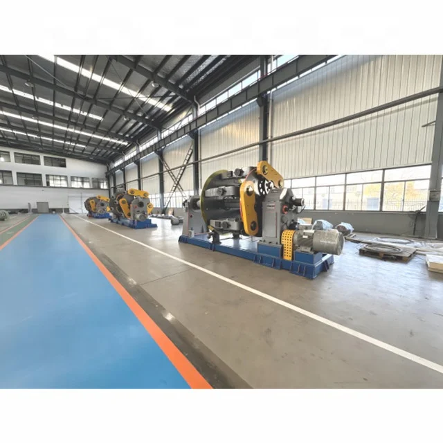 Planetary stranding machine to make cable and rope