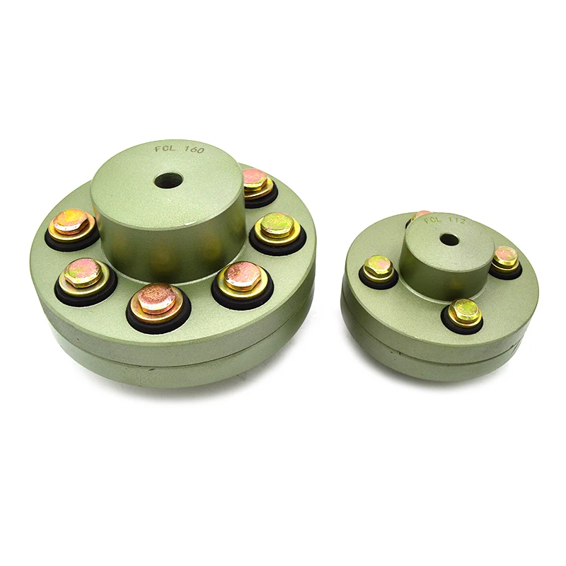 sales custom green FCL 140 160 180 200 flexible coupling for industrial equipment