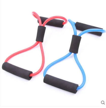 
Fitness Equipment Tube Workout Figure 8 Toner Resistance Exercise Tube Band 