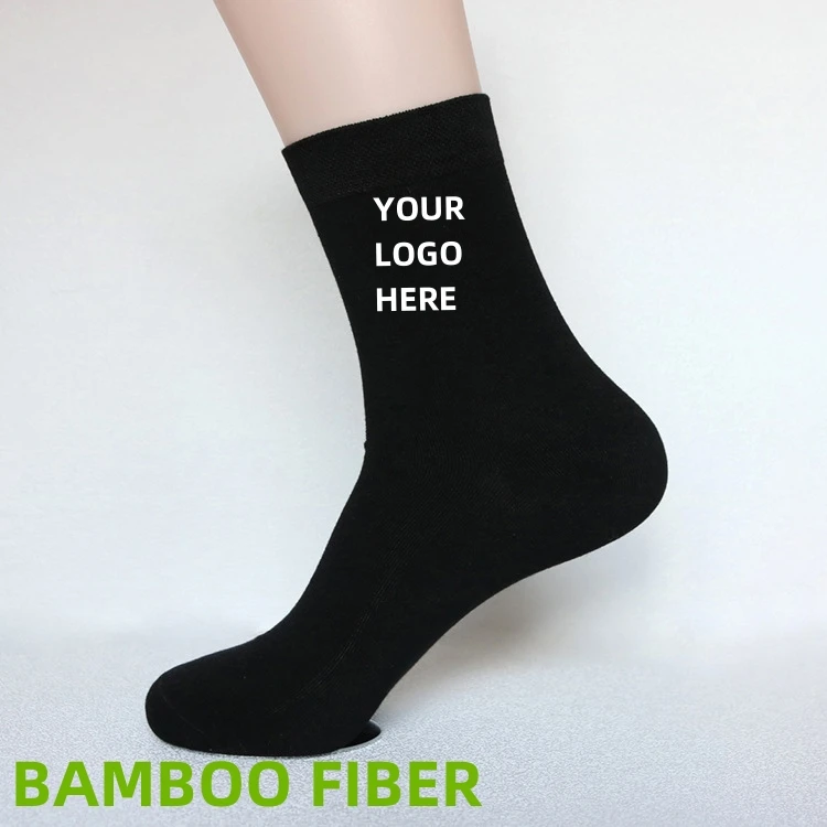 Wholesale Attractive Design Sweat Absorption Soft Comfortable Green Trade Bamboo Charcoal Socks