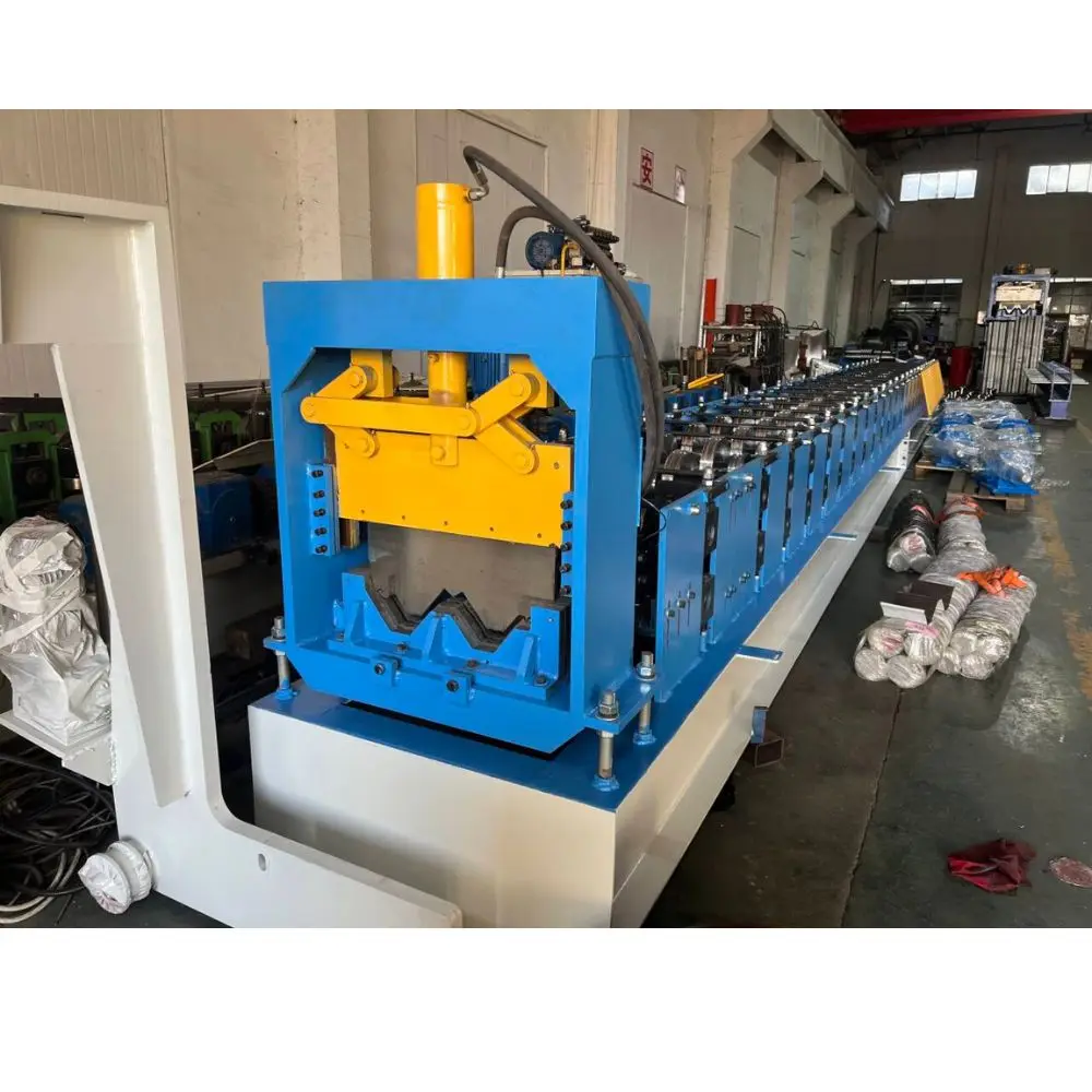 Automatic Production Line 0.3-0.8mm Color Painted Steel Beam Standing Roll Forming Machine