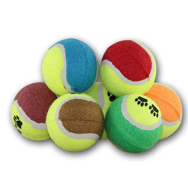 Teach And Bite Interactive Puzzle Dog Toy Footprints Pet Movement Toys Pet Tennis Toy Ball