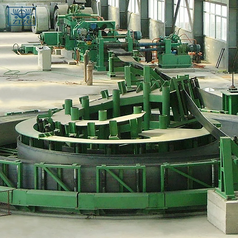 Металлическая углеродистая сталь железная труба производственная линия горизонтальный дисковый Лупер пластинчатый тип аккумуляторная машина