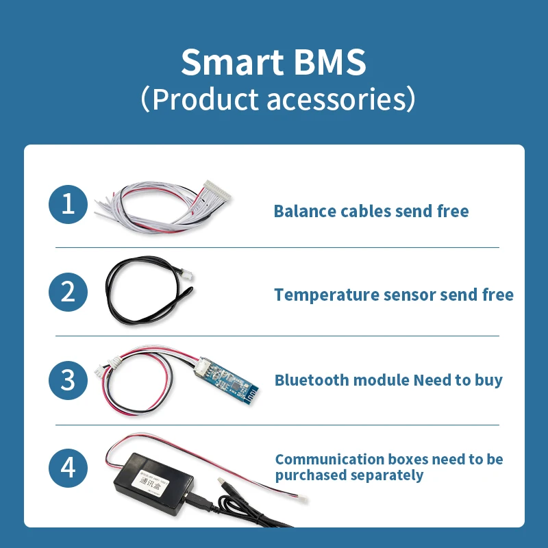  Аккумуляторная батарея Jiabaida smart bms 8s 24 в 60 А lifepo4 BT uart