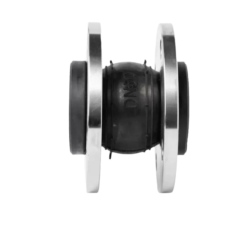 Sanitary Use Stainless Steel Flanged Flexible Rubber Expansion Joint