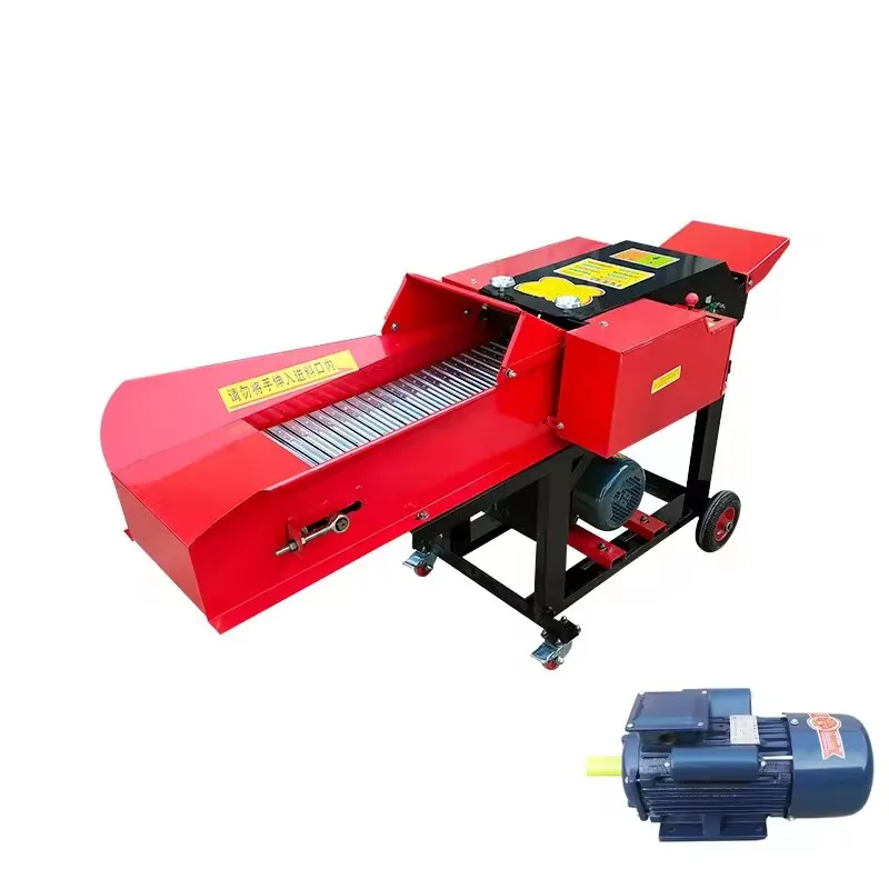 Feeding Silage Crops Cutter Straw Crop Harvest Machine Chaff Cutter Grass Hay Forage Chopper