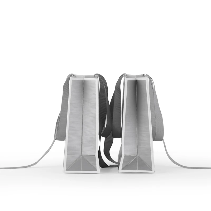 Paper Bag Handle Christmas Gift Bag Jewelry Shopping Bags With Logos