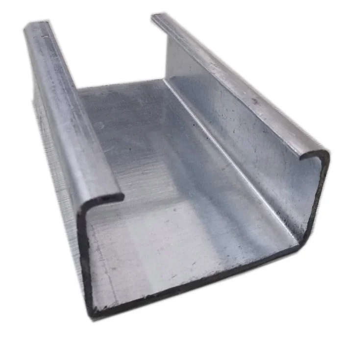 Building Materials Hot Dipped Galvanized C Shaped channels Universal Channel Steel Sizes