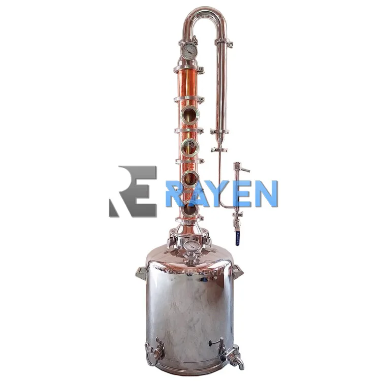 Factory Directly Sale Stainless Steel Baistra Mini Alcohol Distiller Home