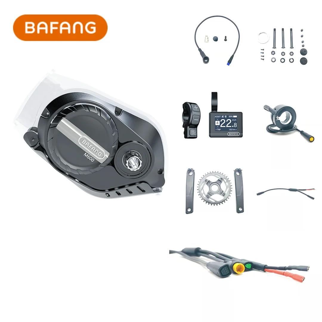 Bafang 120N.m torque M600 MID DRIVE motor kit system 48V 500W G521 e bike conversion kit for MTB