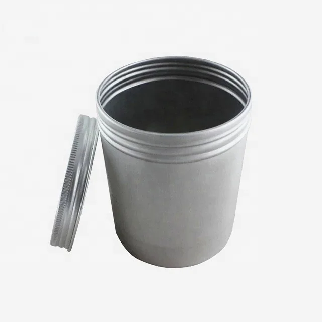 Металлическая черная серебряная Золотая красная алюминиевая банка для свечей, рождественская свеча, жестяная банка с крышкой