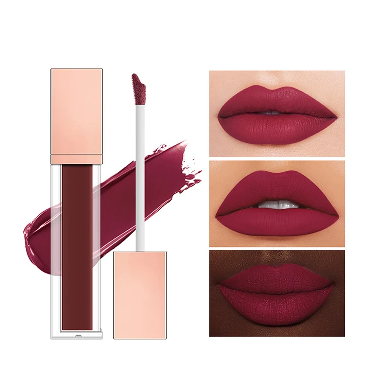 Wholesale No Logo Waterproof Liquid Lip Gloss Private Label Lip Stick Custom Lipgloss
