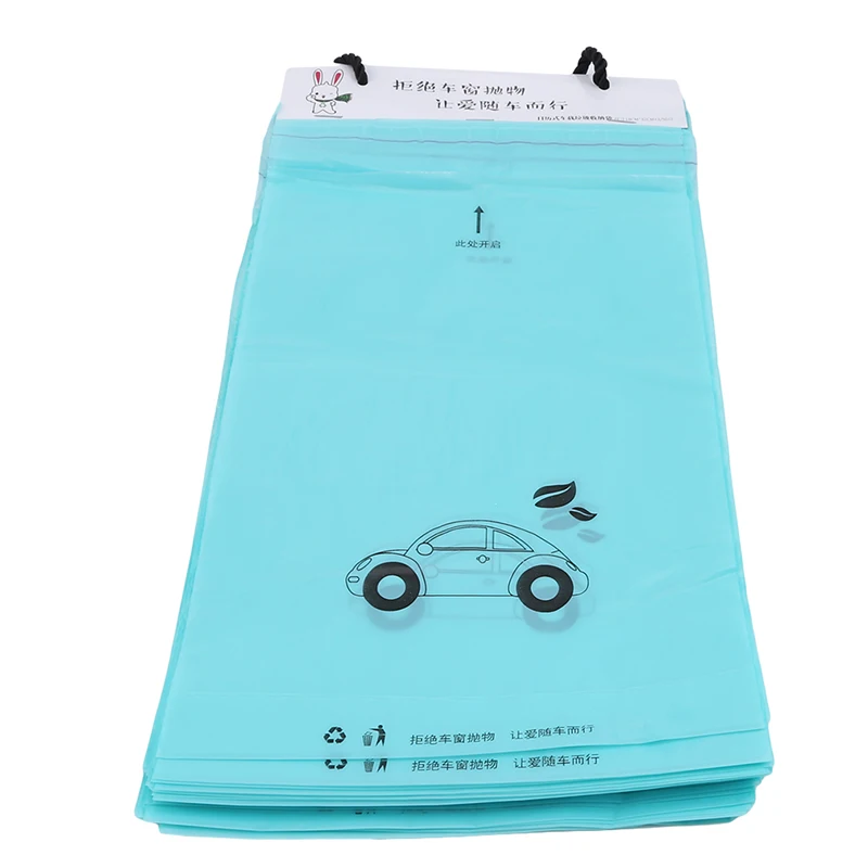 Eco-friendly cheaper Portable Biodegradable Vehicle Trash Bag Leak-proof Plastic Car Garbage Bag