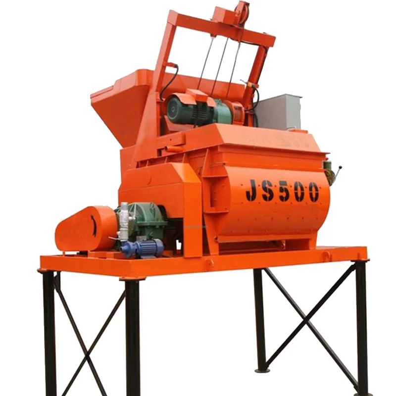 Modern Design JS Concrete Mixer Output Capacity  Double Horizontal Axles Cement concrete Mixer Tools