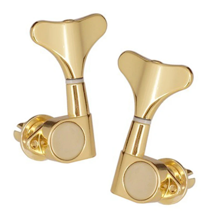 
Fishtail closure electric BASS string knob Guitar Tuners Tuning Pegs twist quasi-knob winder four sets of gold tuning pegs 